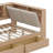 Full Size Corner Bed Frame With Storage Bookcase And Upholstered Headboard, Charging Station And Drawers-108195607-108195612