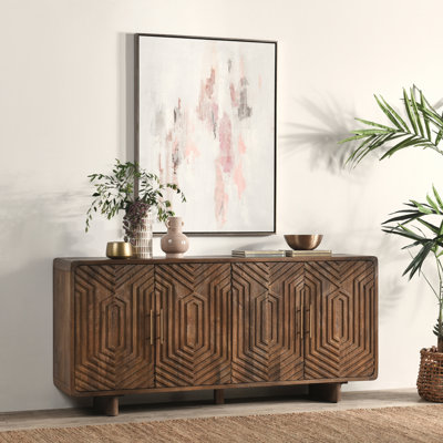 Quince 78'' Solid Wood Sideboard