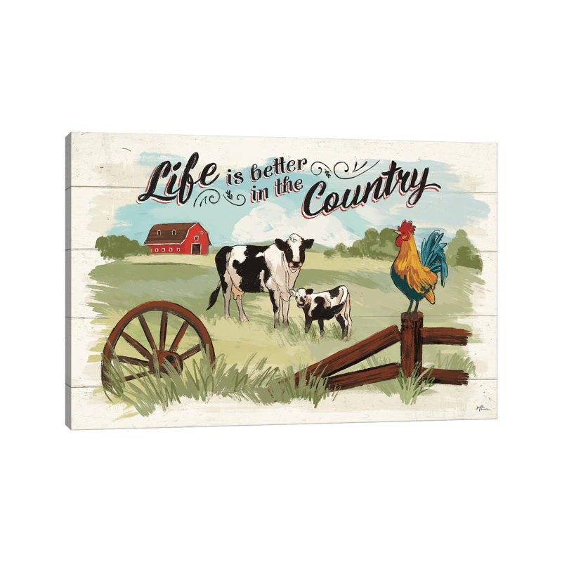 Farm Life I by Janelle Penner - Wrapped Canvas Print, 101.6 cm H x 66.04 cm W x 3.175 cm D