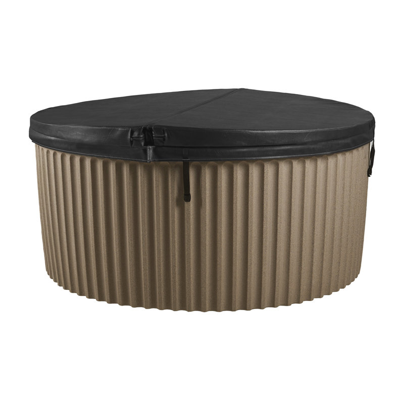 Balance Ultra 6-Person 40 Stainless Jet Hot Tub with True Stainless Heater, Ozone and Multi LED Lighting, Cobblestone