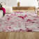Contemporary Pop Modern Abstract Vintage Faded Maroon/Gray Rug