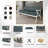 Velvet Upholstered Accent Sofa-340819889-340819890