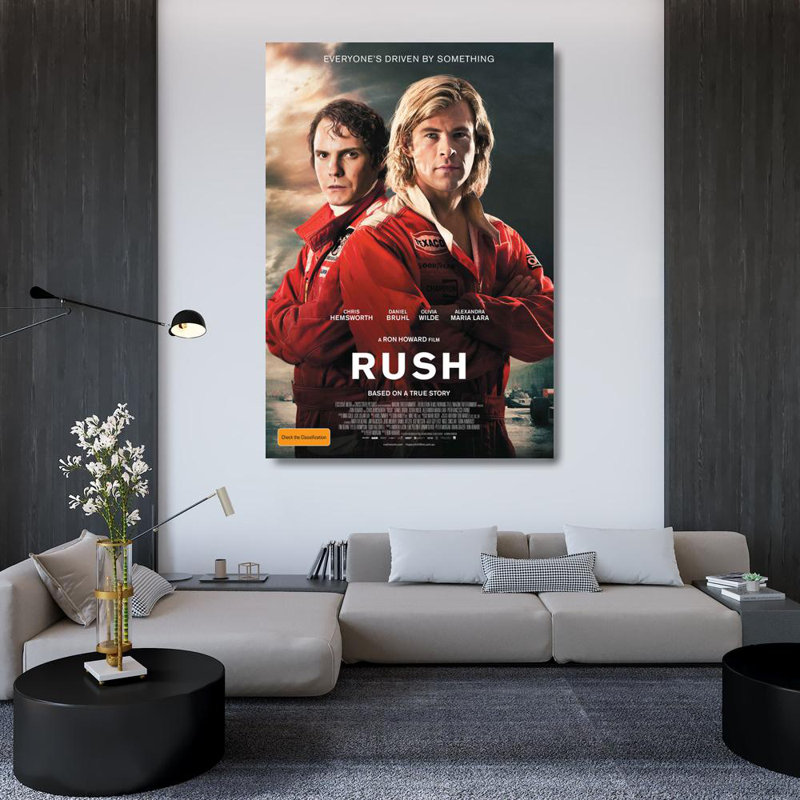 Rush, 48" H x 33" W