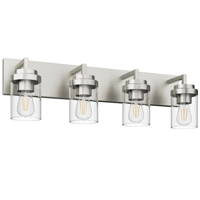 Bathroom Vanity Light with Glass Shade