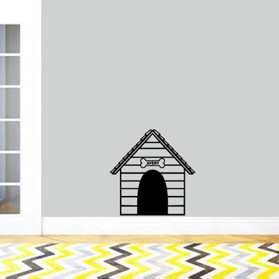Adhésif décoratif maison de chien