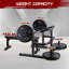 Machine de presse de 1050 lb avec accoudoirs, machine de presse de banc avec banc plat indépendant, support de presse à banc robuste pour la salle de gym à domicile, équipement d'entraînement de la commode-113578605