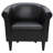 Liam Faux Leather Barrel Chair-1497373630