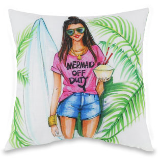 Surfer Rongrong Accent Pillow