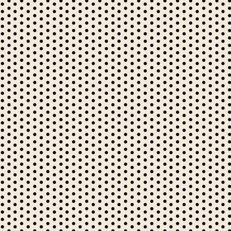 Fauteuil de coiffeuse, Pois crème