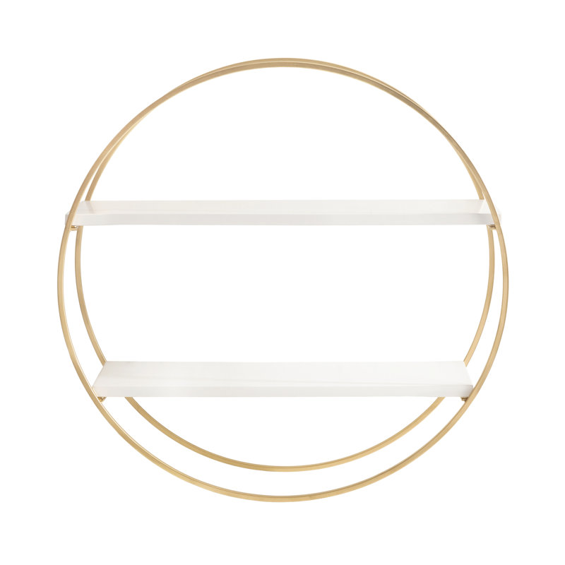 2 Piece Circle Accent Shelf
