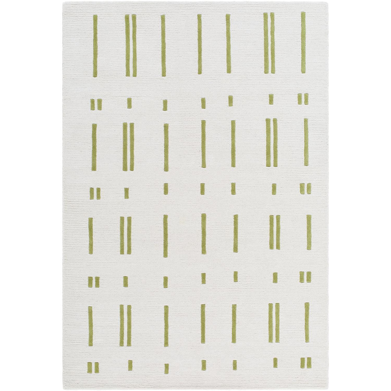 Sametria Hand-Tufted Striped Rug, Rectangle 2' x 3'