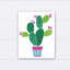 Prickle cactus art sur toile Wickline