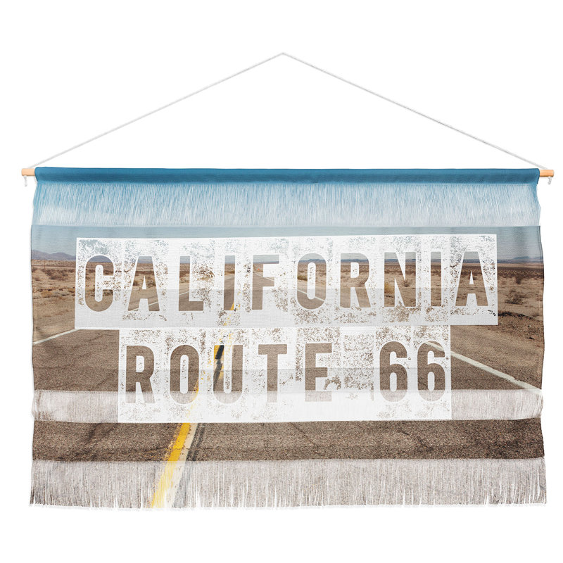Suspension murale 66 route california, H 32 po x l 47 po