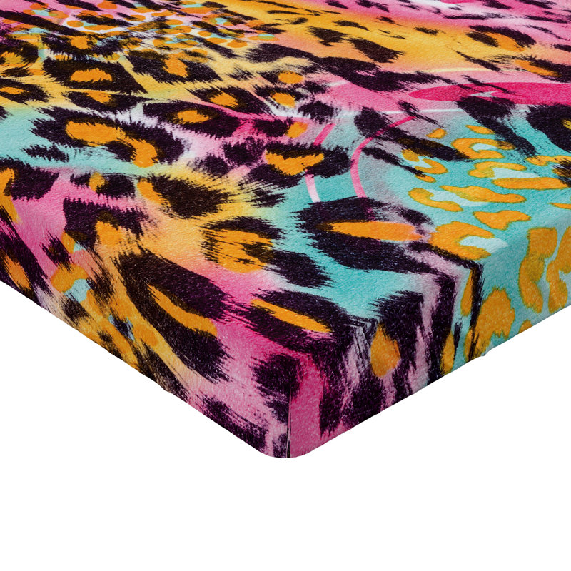 Ensemble de 2 draps-housses Ambesonne, Drap-housse simple TG, Multicolore / imprimé animal