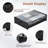 Set of 2 Under Bed Storage Boxes with Wheels & Clear Lids, Rolling Organizer Bins for Bedroom & Closet