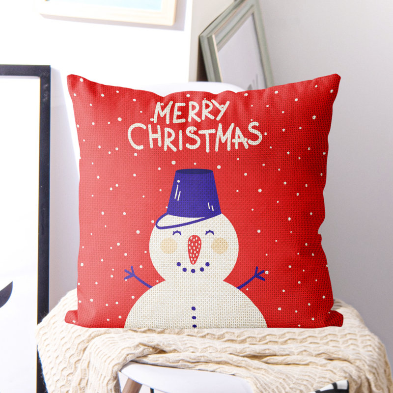  Housse de coussin carré en lin