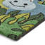 Leffel area rug Machine Woven Rectangle Green-1550915535