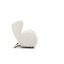 Fauteuil 2p blanc et pour bureau à domicile, espaces variés idéaux, mousse haute densité, fauteuil à oreilles avec structure renforcée avec bureau approprié, rembourrage en mousse confortable