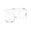 Bureau rectangulaire brun et noir en bois massif et fer-558171962