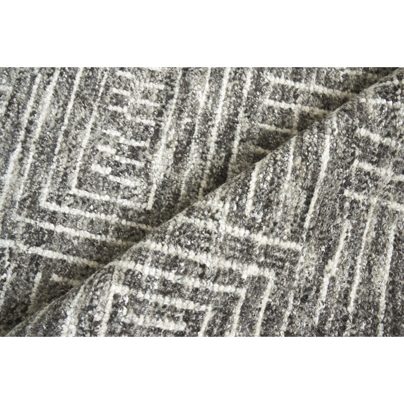 Aldridge Geometric Area Rug, Runner 6'6" x 17'