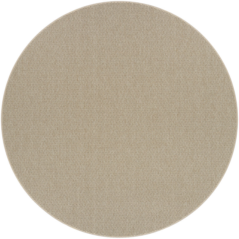 Calabasas Solid Colour Hand Woven Area Rug, Round 160cm