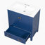 Meuble-lavabo bleu 30 po avec lavabo simple et armoire encastrée Combo-1192649305