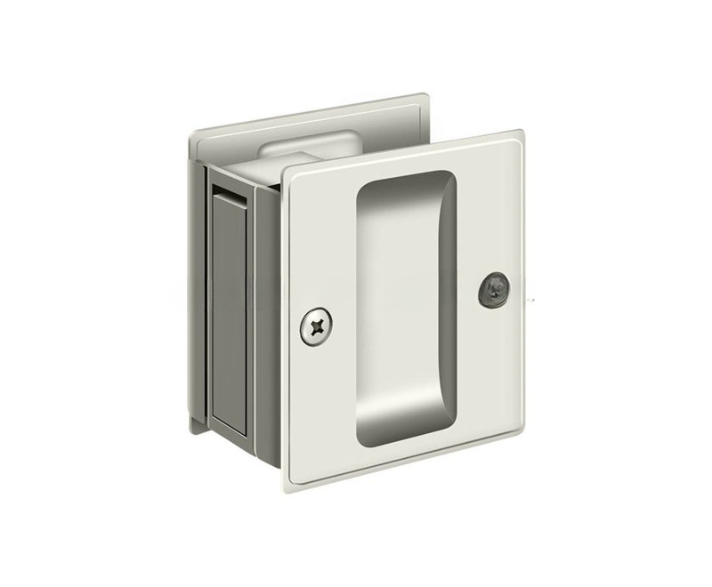 Pocket Door Hardware, Polished Nickel