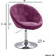 Ailisha Adjustable Height Counter Stool with Metal Frame-2026792247