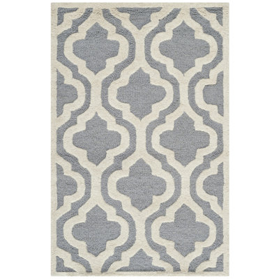 Cannen Hand Tufted Wool Geometric Rug