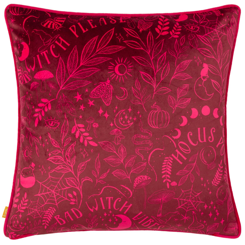 Abstract Pumpkin Square Throw Cushion