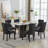 PU Leather Dining Chairs with Pull Ring-443848400