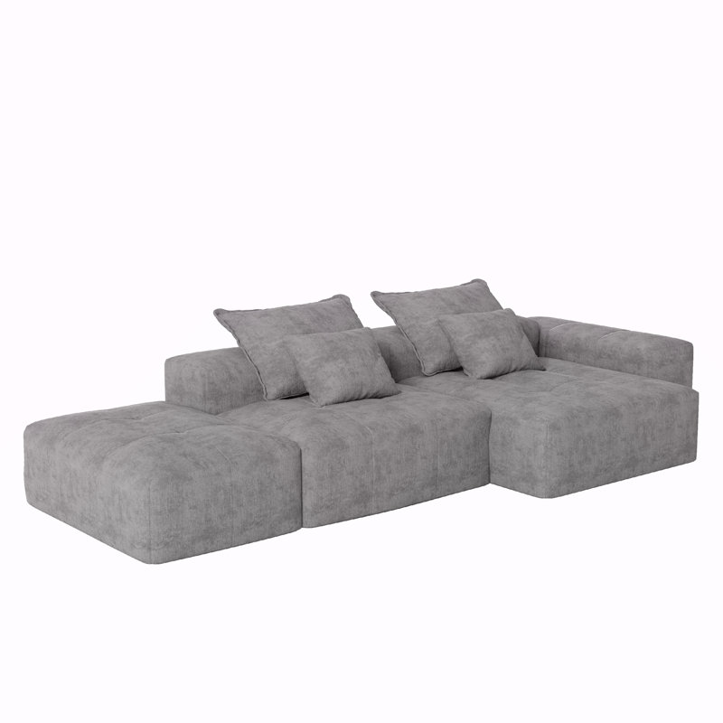 Canapé modulaire surdimensionné Modern, Gris