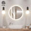 Miroir de salle de bain rond Naliyah-272078567