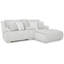 Canapé modulaire inclinable 3 pièces avec méridienne Matherly-111134807-111134805