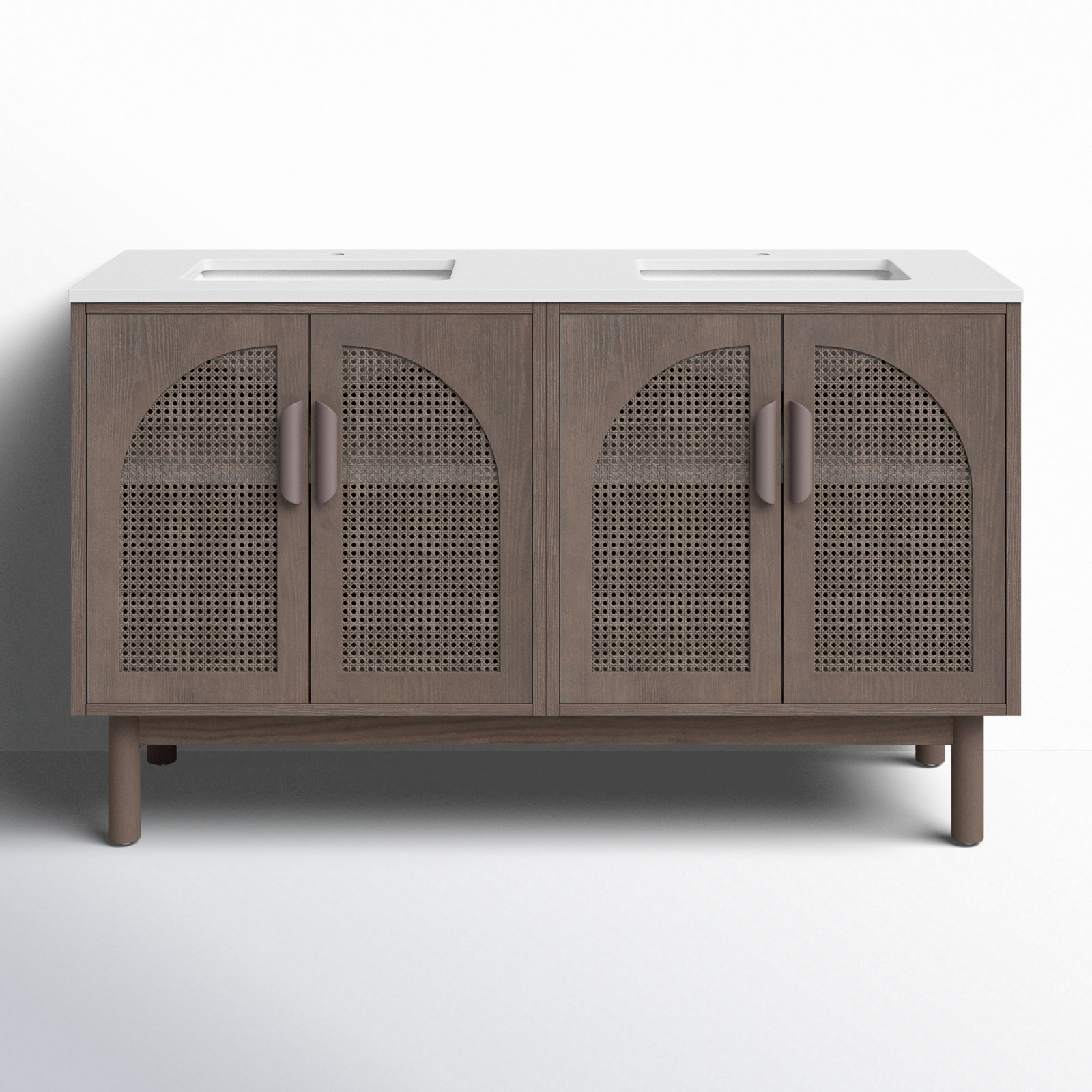 AllModern Emir 58.66'' Double Bathroom Vanity with Quartz Top | AllModern