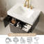 Single Bathroom Vanity with Cultured Marble Top