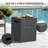 Drazen 9 - Person Patio Furniture Set With Fire Pit Table, All-Weather Wicker Outdoor Conversation Set With Chair And Thick Cushions-328937279-328937274
