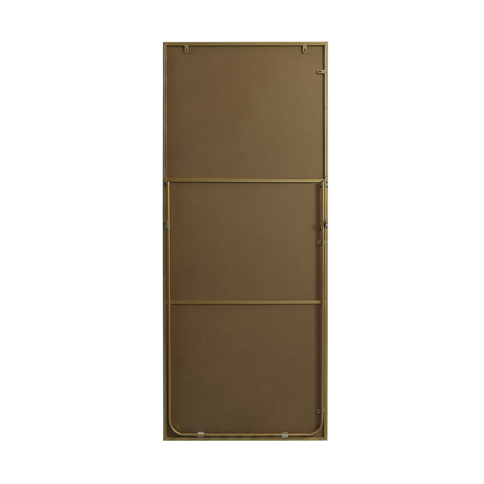 Sabine Metal Rectangle Floor Mirror, 72" x 30", Brass