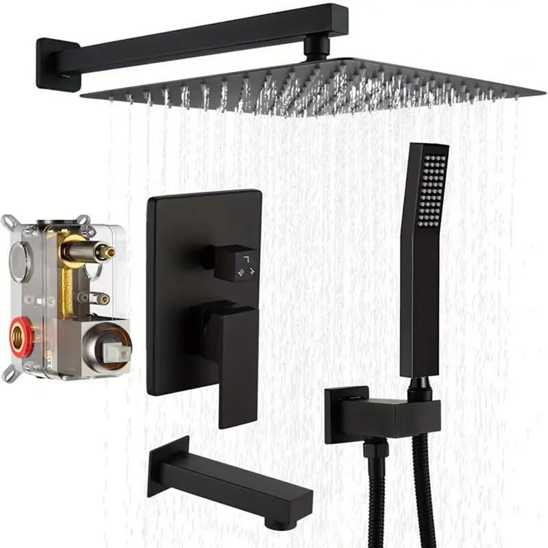 Système de douche complet avec valve brute