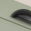 76mm Matt Black Cup Handle-126282197