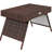 Folding Rattan Side Table, Outdoor End Table, Coffee Table