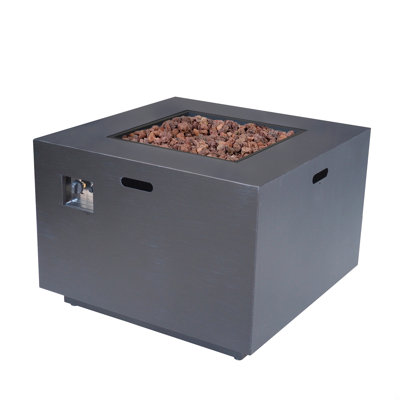Square Iron Fire Pit-50 000 Btu