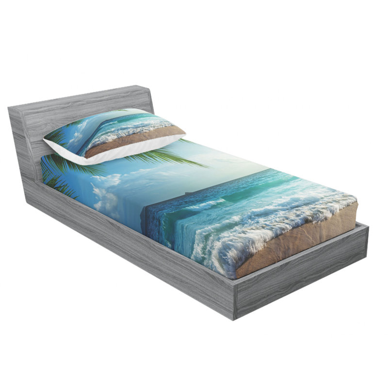 Microfiber Sheet Set, Twin XL Sheet Set with Fitted Sheet