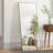 Metal Rectangle Floor Mirror