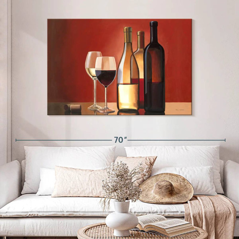 Yarlin Wine Trio, 32" H x 48" W