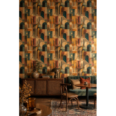 Murale rétro Mid Century