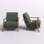 Upholstered Linen Blend Armchair-1210151033