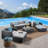 Jossif 5 - Person Patio Conversation Set with Cushions-1594997870