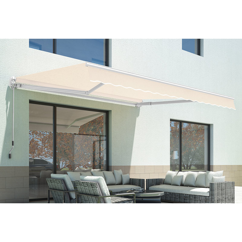 Patio Awning Sunshade Canopy for Manual Retractable Awnings, Blue, null