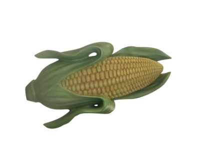 Statue maïs surdimensionné de légumes